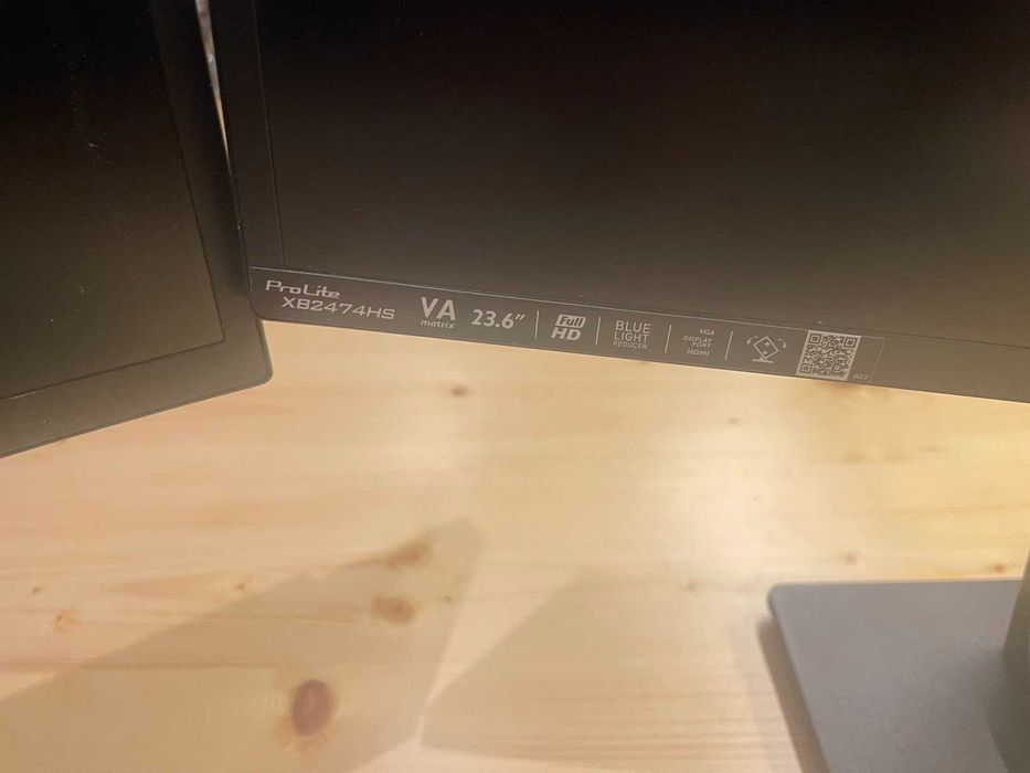 2 x Monitor iiyama ProLite XB2474HS-B2 24" LED Full HD