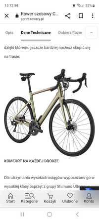 Rower CANNONDALE Synapse Carbon 2 RL 2023 nowy szosa gravel
