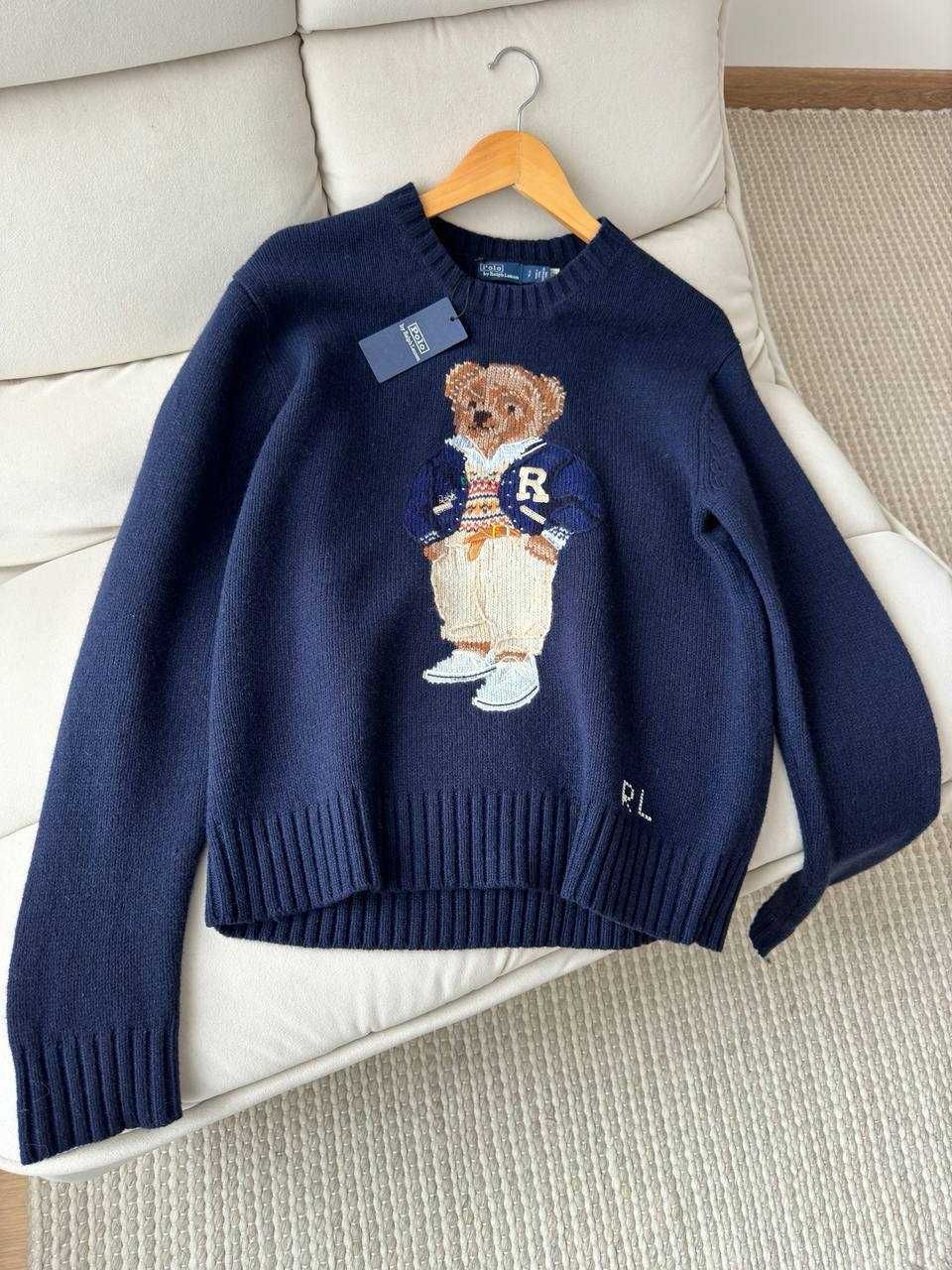 Hit Sweterki Ralph Lauren Misie Bear! Różne kolory i  modele XS S M L