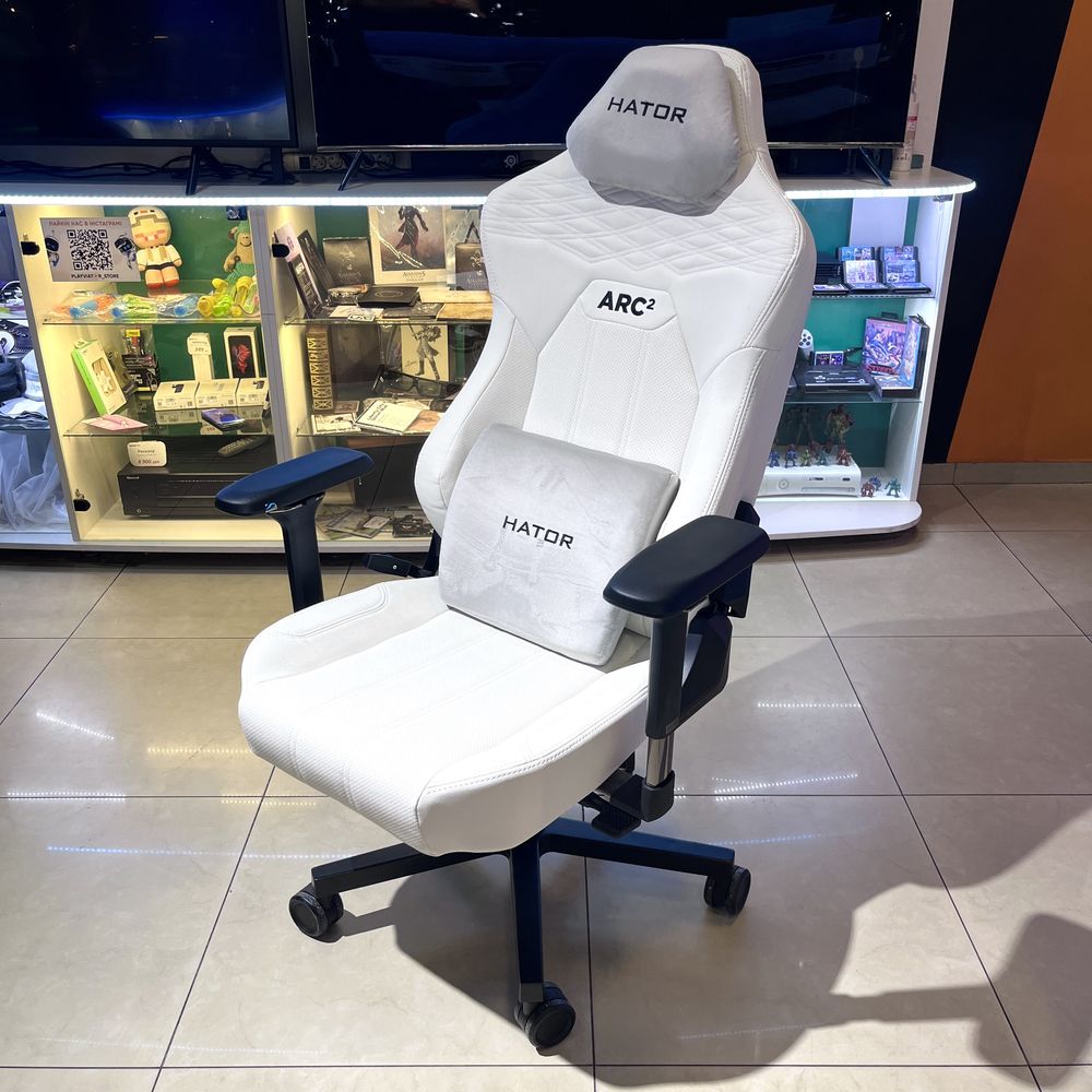 Крісло HATOR ARC 2 XL White HTC2001 біле Геймерське кресло