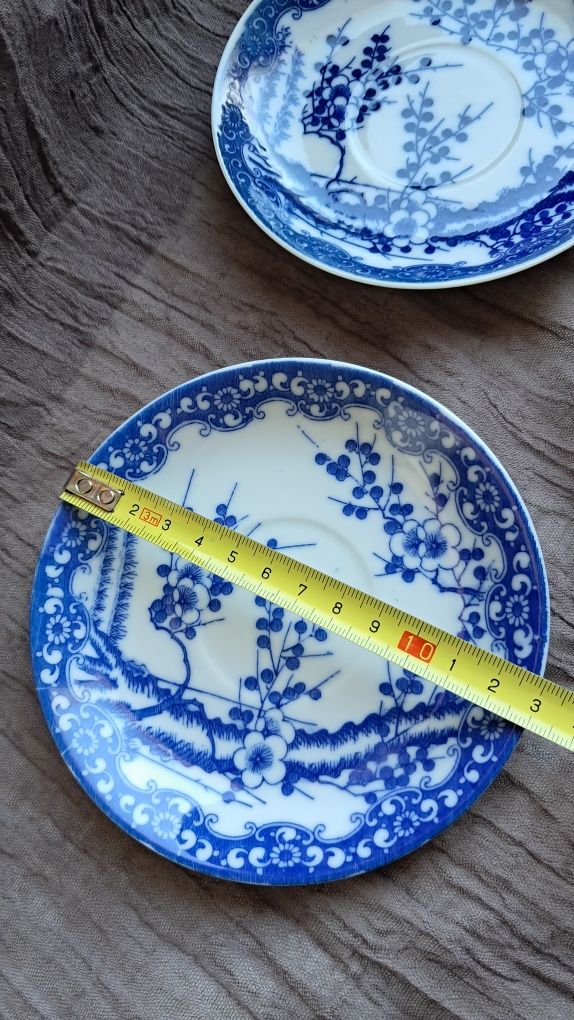 Herbaciany, porcelanowy komplecik dla dwojga