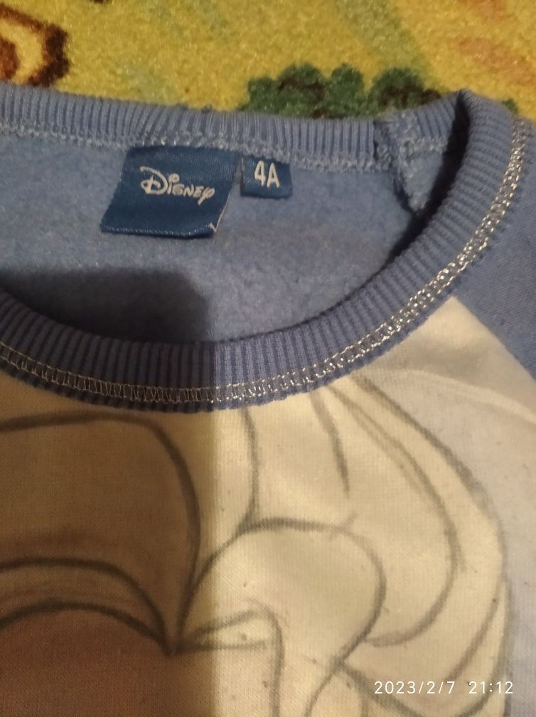 Кофта джемпер на байке Бемби Disney для девочки
