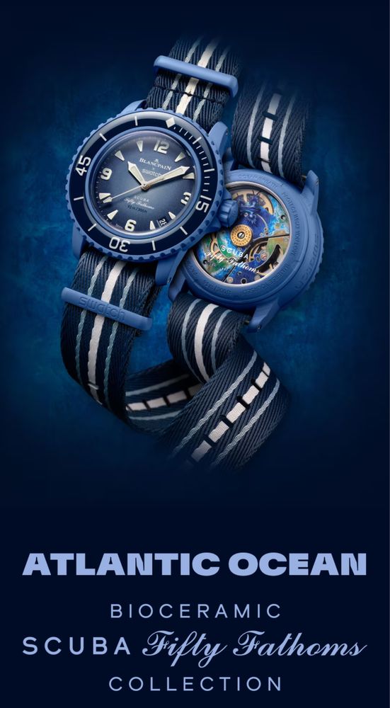 Blancpain X Swatch Оригинал, Scuba Fifty Fathoms
