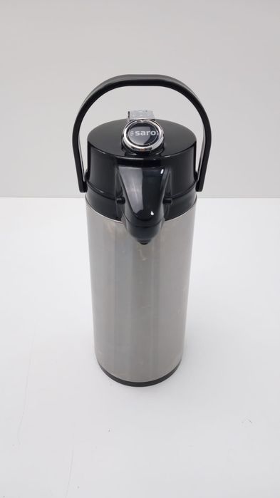 Termos ze stali nierdzewnej Saro z pompką 2,2 litra szklane wnętrze