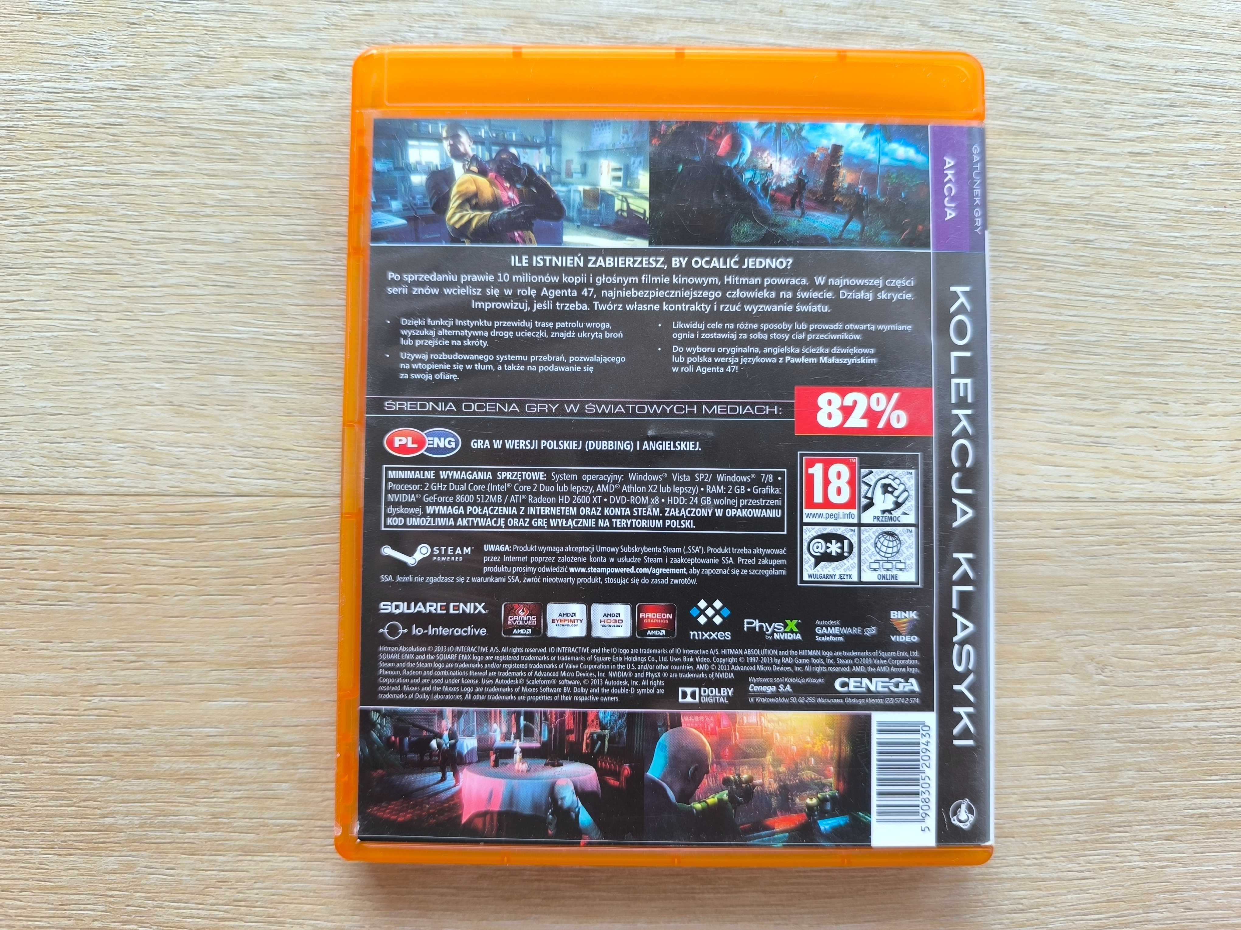 Hitman Rozgrzeszenie [PC] (POLSKA WERSJA) Kolekcja Klasyki - BOX
