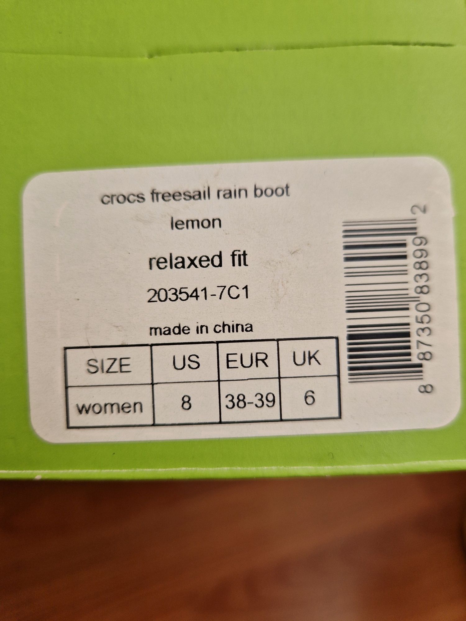 Crocs, сапоги женские, 25 см стелька