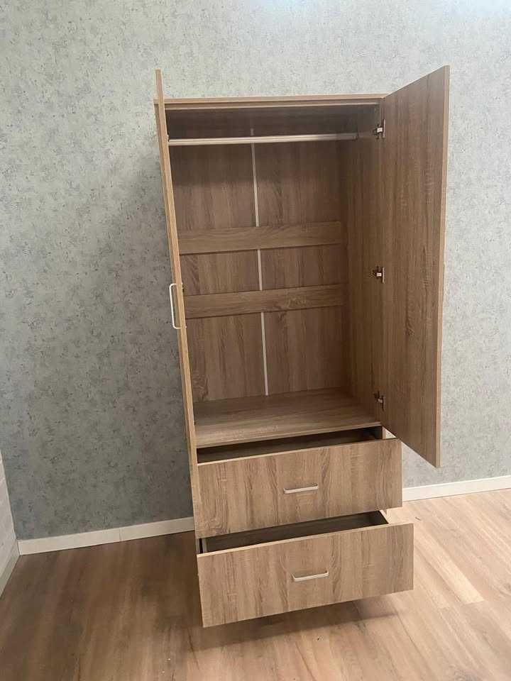 LIQUIDAÇAO Roupeiro novo de 2 portas + espelho + apenas 2 gavetas 146€