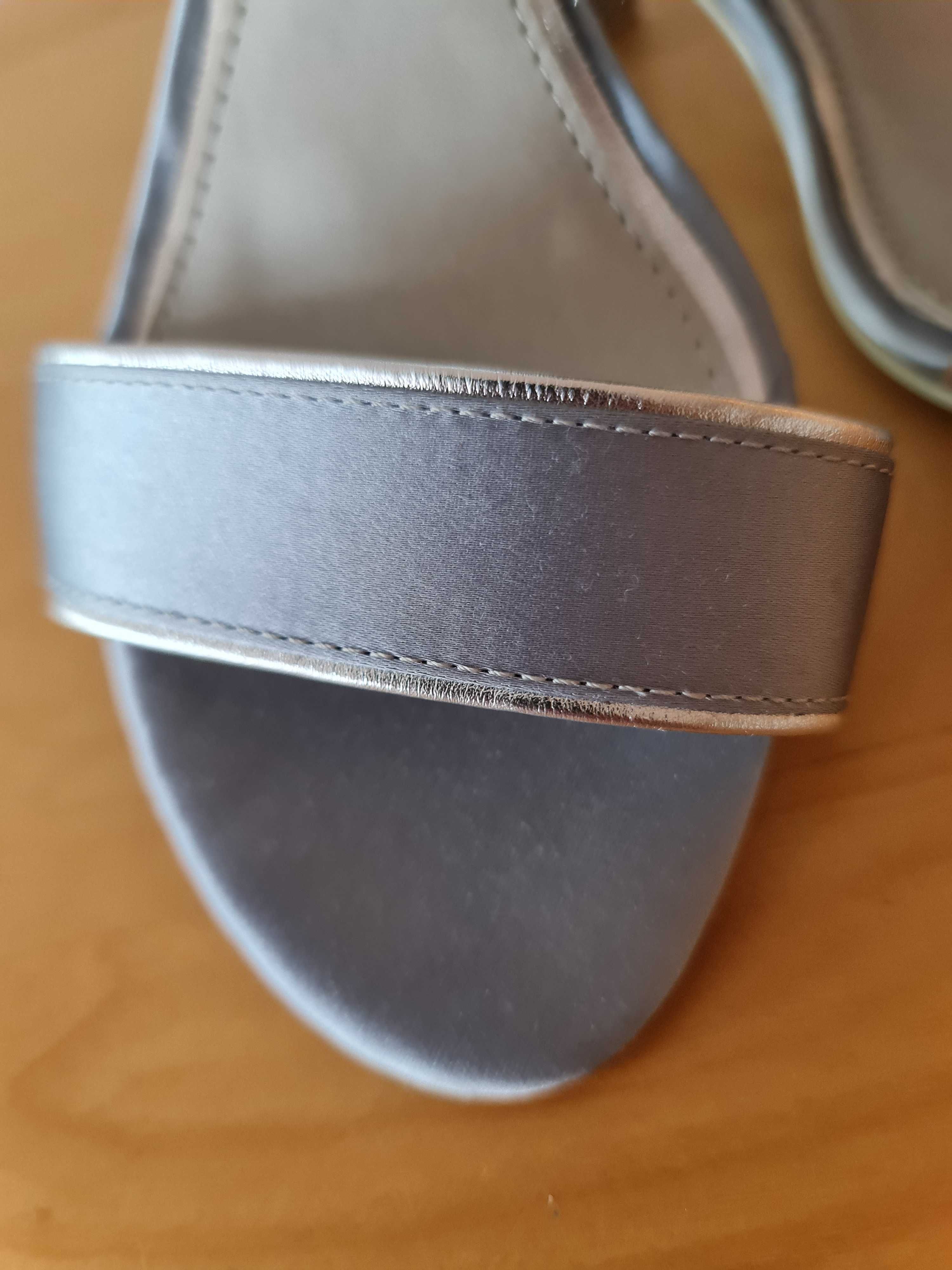 Marco Tozzi * eleganckie sandały na obcasie * 38/24,5 cm