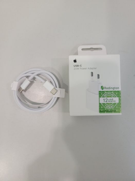 iPhone 20W с кабелем usb С - С для айфонов 15,16,17.