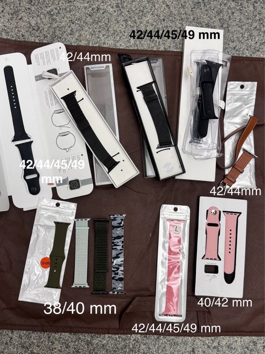 Нові/бу ремінці на apple watch 38/40/42/44/45/49 mm