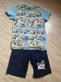 Zestaw krótkie spodnie spodenki i T-shirt Minionki 9-10 lat