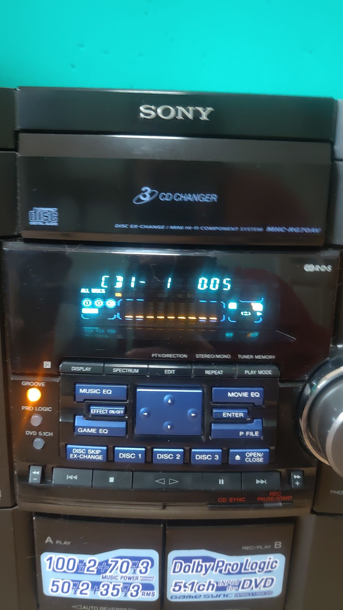 Музичний центр sony hcd-rg70 av