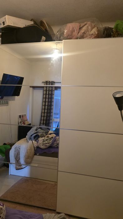 Armario pax com porta espelho