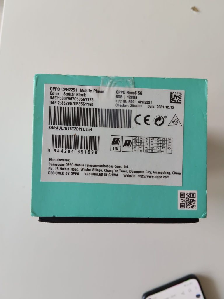 Oppo Reno 6 5g 8gb 128gb