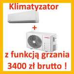 KLIMATYZACJA Z MONTAŻEM Klimatyzator Lennox 3,5kW cena z montażem !!!