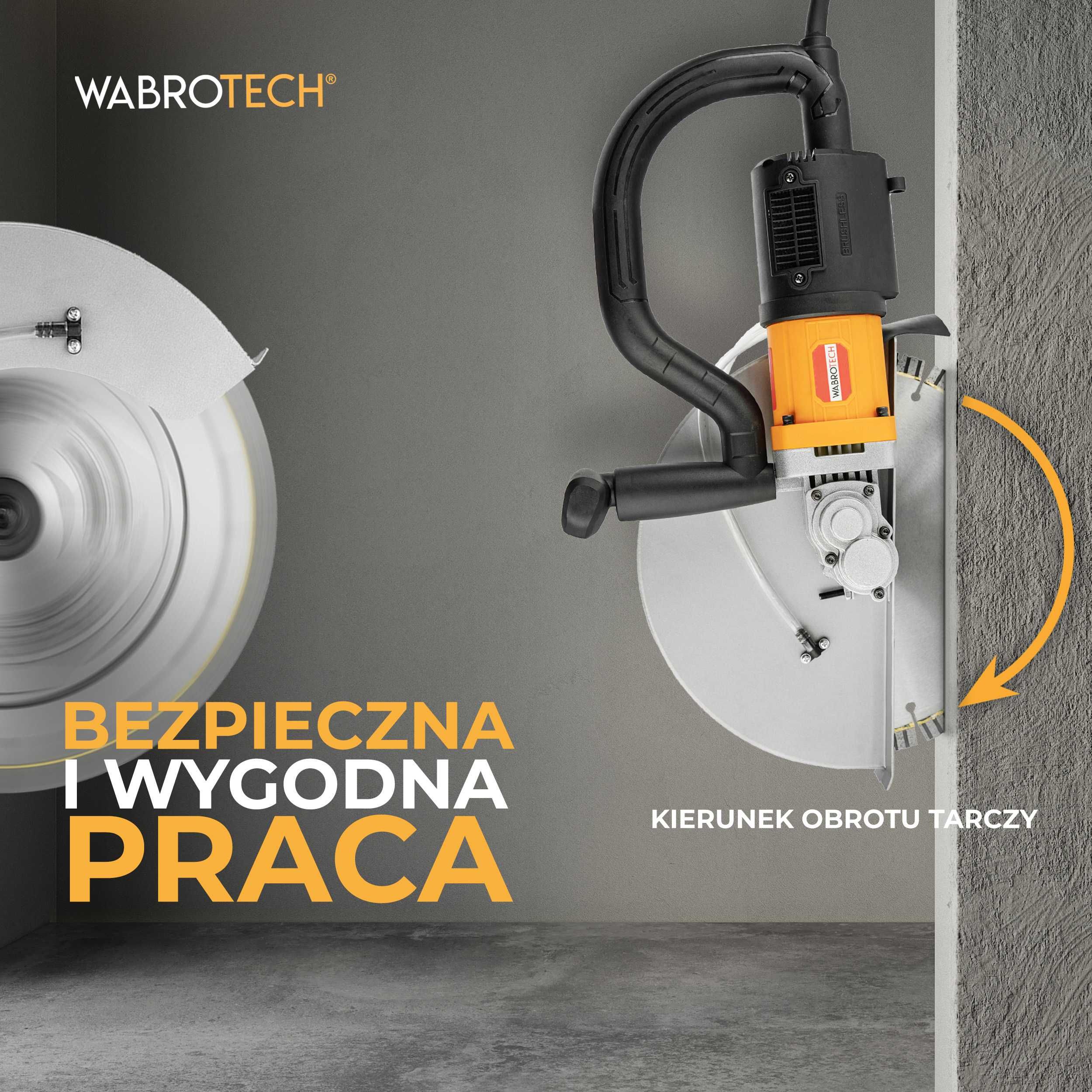WABROTECH WT320 przecinarka 1800W z systemem zraszania cięcie do 140mm