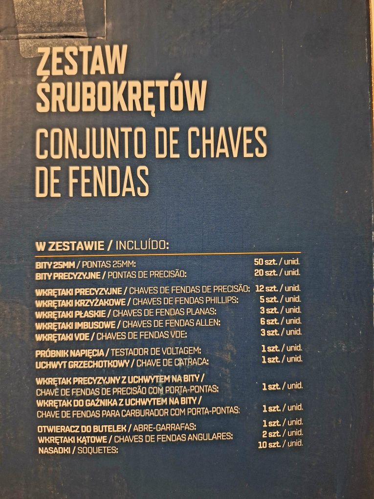 NITEO Zestaw śrubokretów na stojaku 116 elementów - NOWY! OKAZJA!