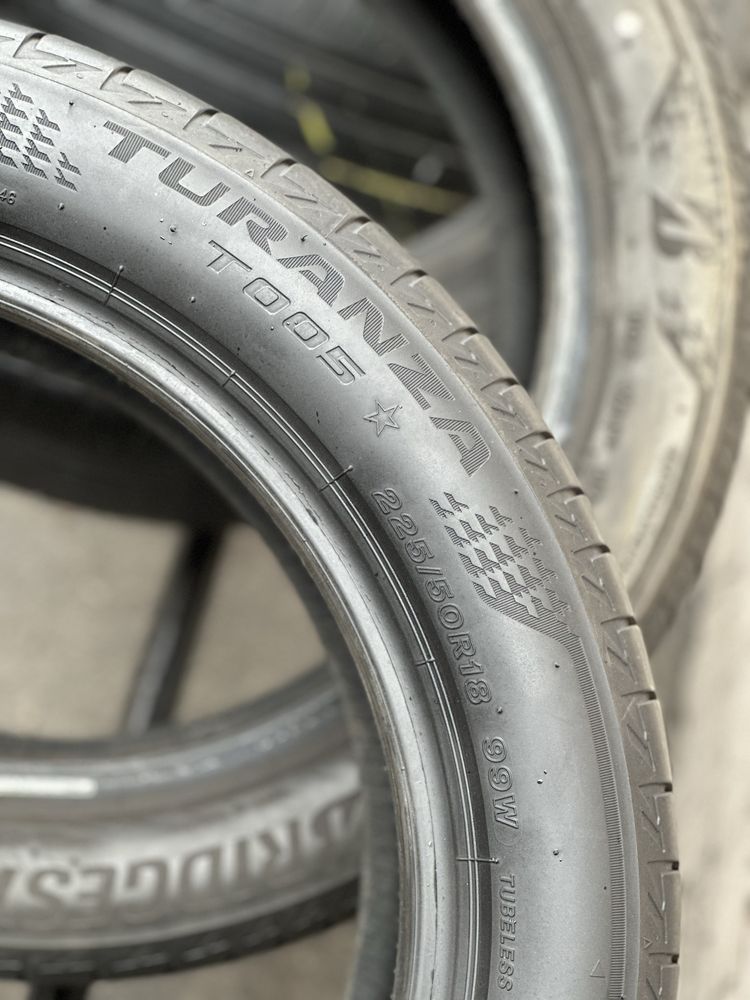 Bridgestone Turanza t005 225/50 r18 2021 рік 6.2мм