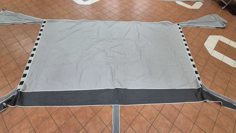 Przedsionek Isabella do kempingu przyczepa namiot 835cm-865cm Jak Nowy