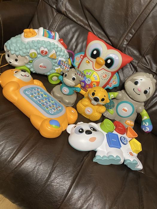 Zestaw 7szt Linkimals Fisher Price j.polski