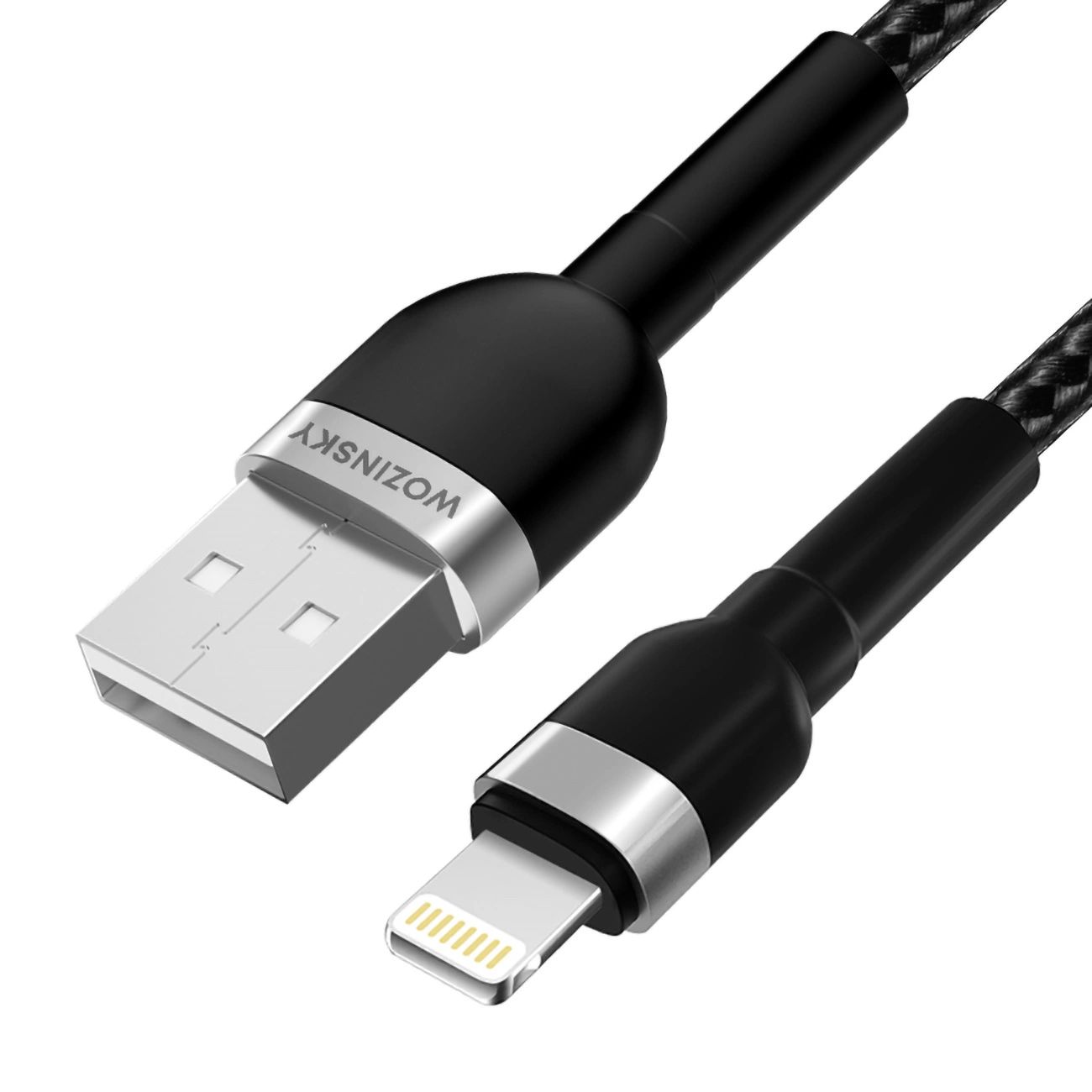 Kabel Wozinsky Wnbal2 Usb-A / Lightning 2.4A 2 M - Czarny