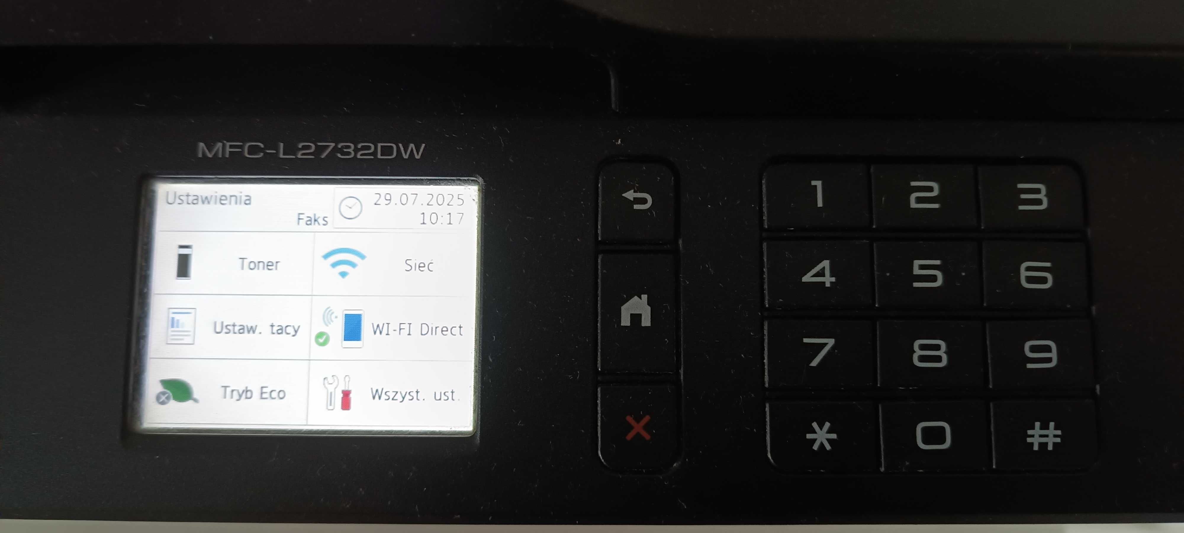 Drukarka laserowa skaner BROTHER MFC-L2732DW dupleks WiFi ADF
