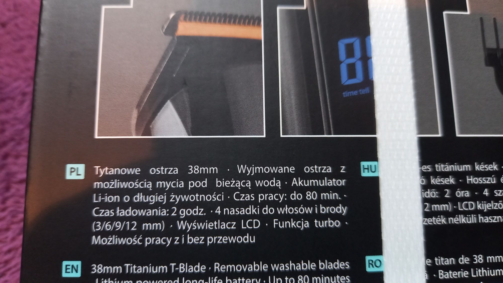 Trymer golarka męska ZELMER ZMB6000 NOWA