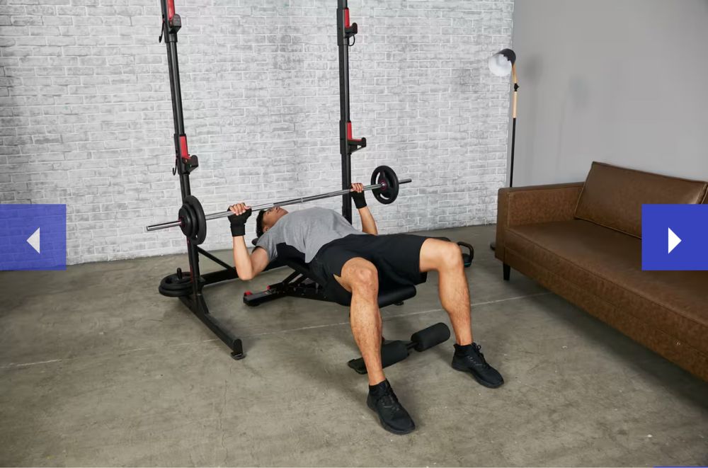 Rack powerift musculaçao como novo decathlon