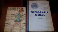 Conjunto 2 Livros O Mundo Ri n°127/A Terra Volume 1 de Geografia Geral