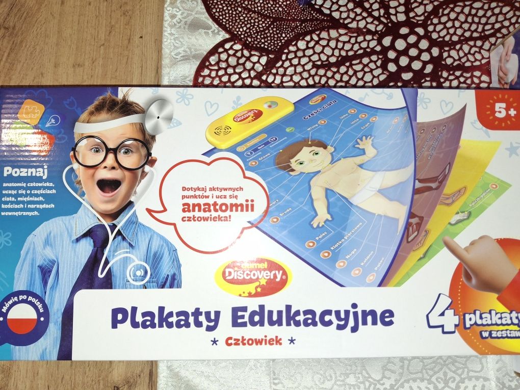 Plakaty edukacyjne Anatomia człowieka 5+