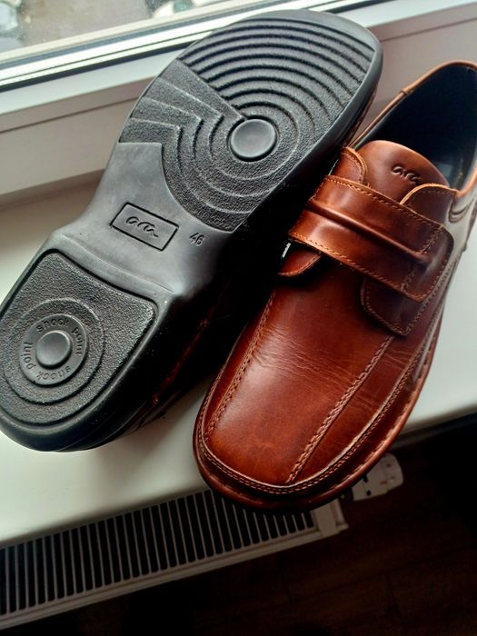 Продам немецкие туфли 46р натуральная кожа ,новые.