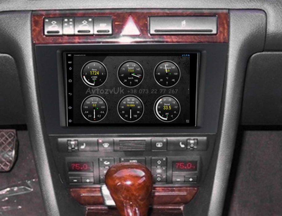 Android 14 A6 C5 S6 RS6 Audi GPS Ауди А6 USB 2 дин CarPlay Магнитола