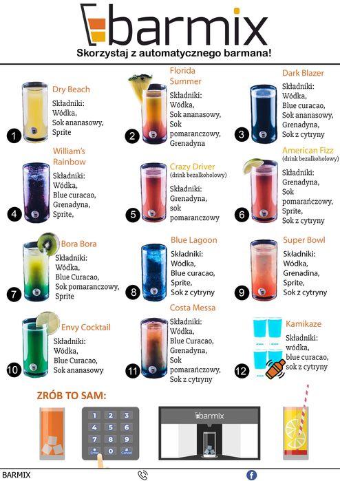 Wynajem Barmix – Automatyczny Barman na Wesele, Eventy, Urodziny