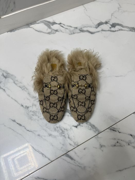 Мюлі Gucci - original , з хутром,39 розмір