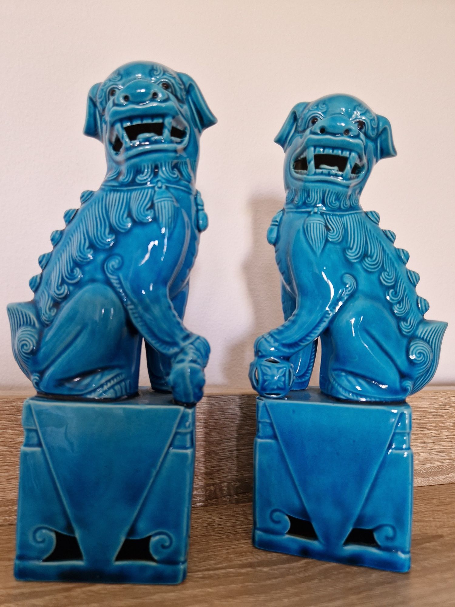 Cães de foo. Porcelana Oriental.