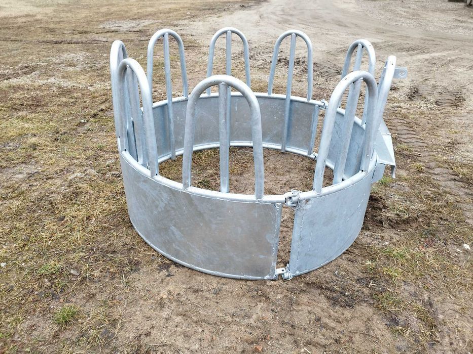 Paśnik dla koni lub bydła, trzody okrągły 9 / 12 / 18 stanowisk, ocynk