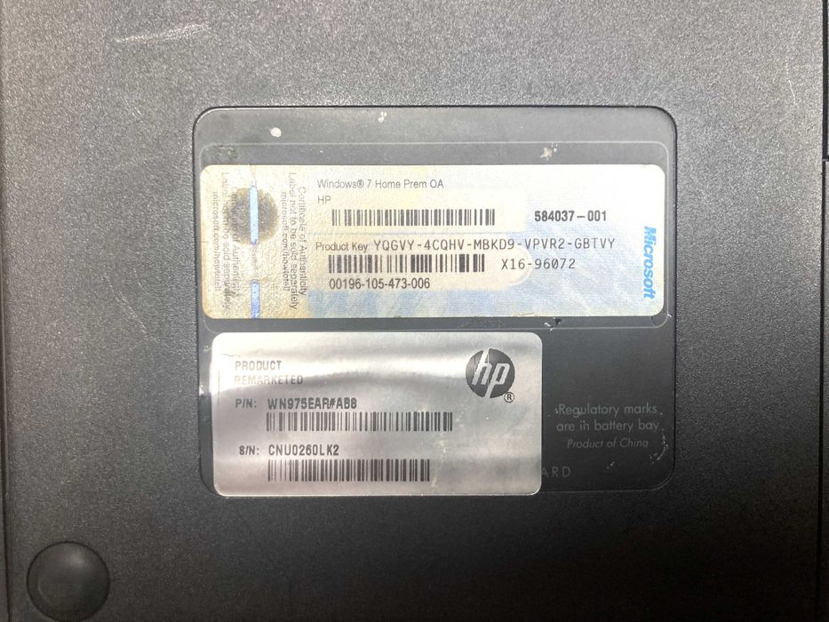 Laptop HP Pavilion dv3 + zasilacz, uszkodzona bateria, sprawny