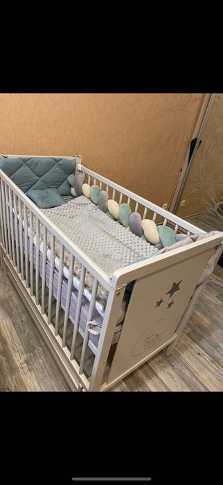 Дитяче ліжечко ведмедик маятник