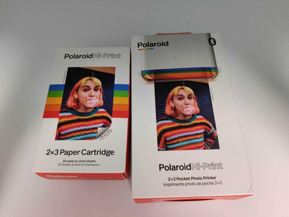 Polaroid Hi-Print 2x3 + oryginalny papier Polaroid Nowy/NIeużywany.
