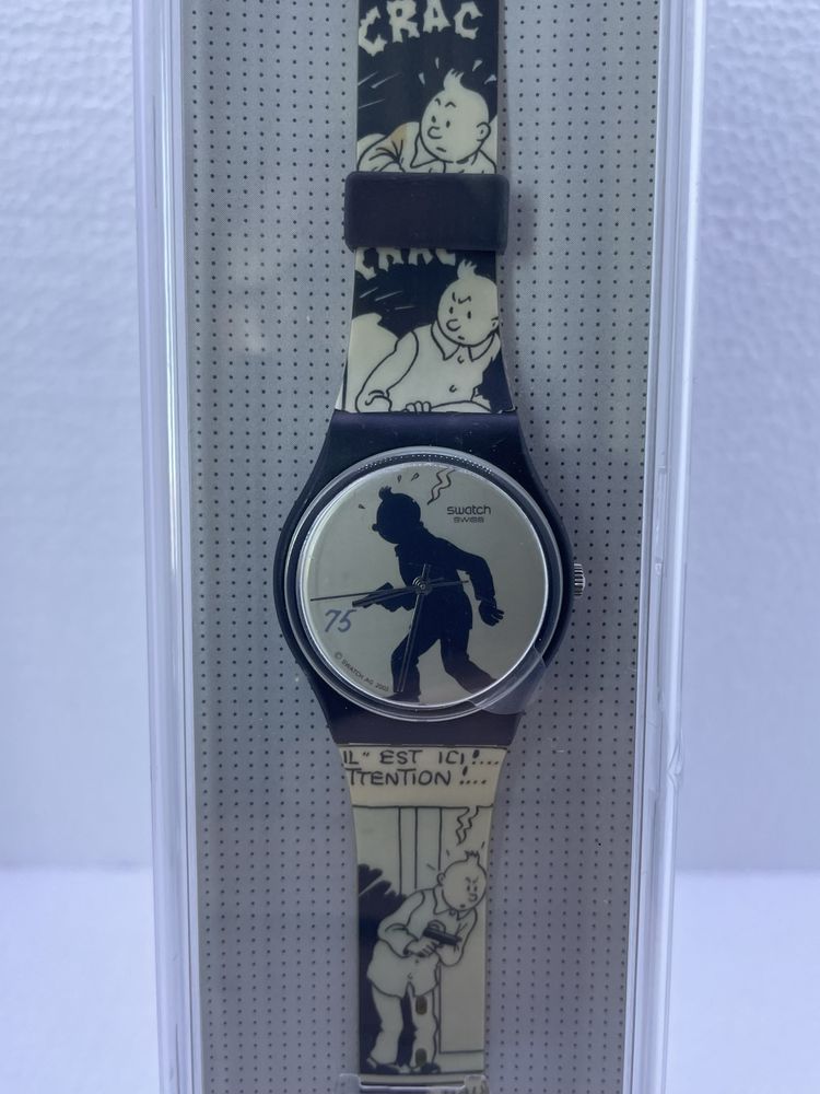 Swatch Tintin/Tintim Edicao Numerada 75 anos