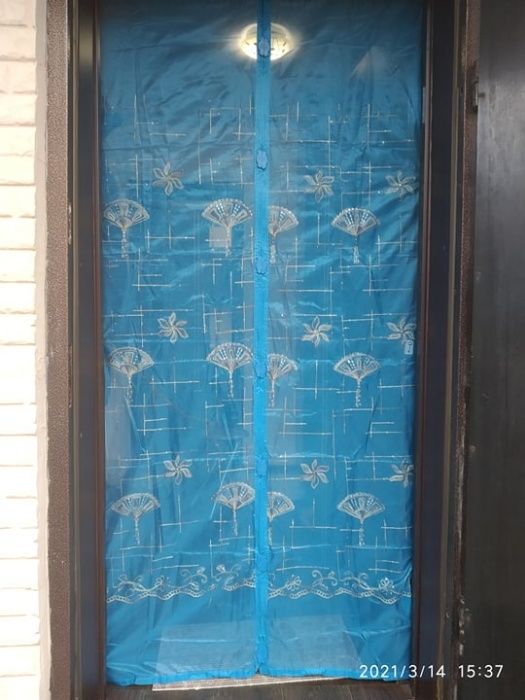 Москітні сітки штори з магнітами для дверей 90х210