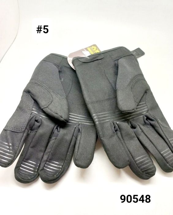 Тактичні рукавиці чорні 3 моделі в наявності