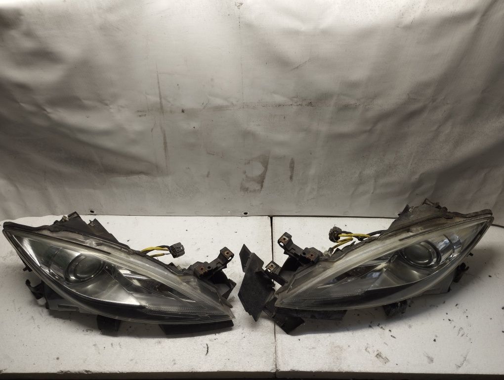 Mazda 6 II GH Lift lampa przednia przód lewa, prawa Europa  orginał