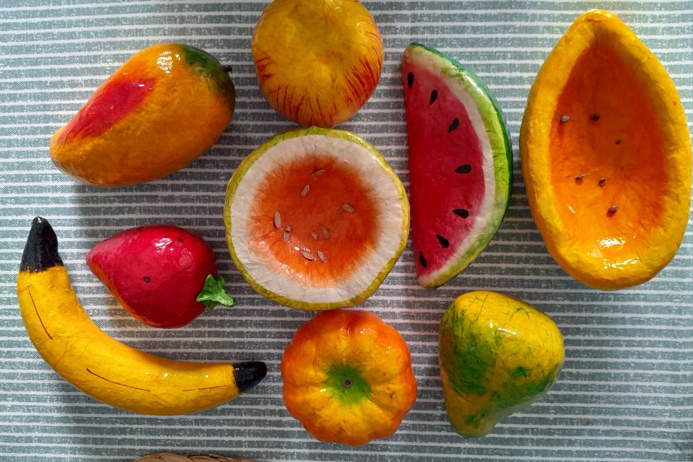 Conjunto de frutos decorativos - México