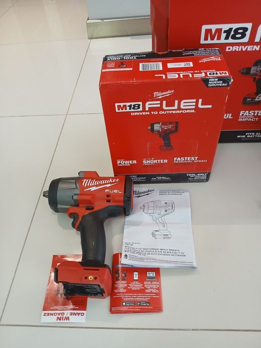 Zestaw Milwaukee M18 Wkrętarka +zakrętarka  2× 5.0ah. Nowe Orginał