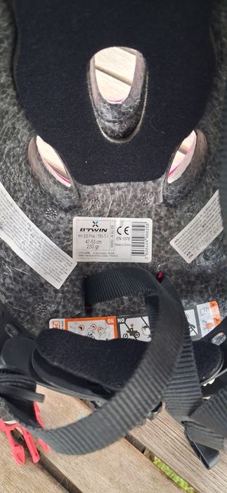 Kask dziewczęcy rowerowy btwin