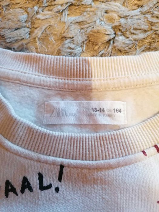 Sweet rapaz -marca Zara Boys-idade 13/14-164 cm-cor branca