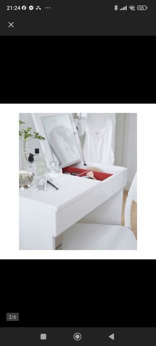 Toaletka  biała IKEA