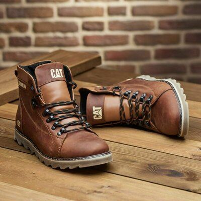 Чоловіче взуття Caterpillar Шкіряне взуття Шкіряні кросівки Зимові кро