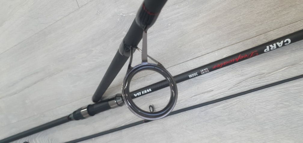 Карповое удилище Weida Deepwater Carp3.6 и 390 3.5lb кольцо 50 carbon